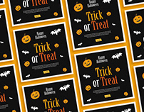 Free Halloween Social Media Post Template
