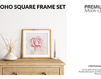 Boho Style Square Frame Set