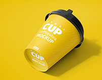 Paper Cup 200ml Mockup