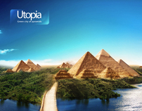 Utopia - Green city of pyramids