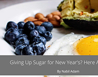 Giving up Sugar for New Year's! Here are Some Tips