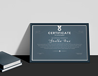 Brand certificate design template