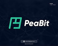 PeaBit | Crypto Mining Logo design