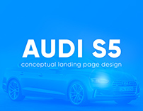 Audi S5 - Landing page