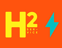 H2 Service - logo, web-design, presentation