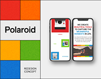 Polaroid — Website redesign concept