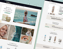 Skincare Website Ecommerce Design and Branding