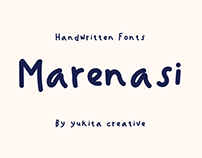 Free Marenasi Handwritten Fonts