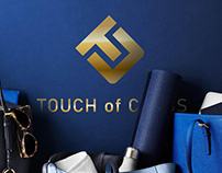 TOUCH of CLASS . Logo for online store.