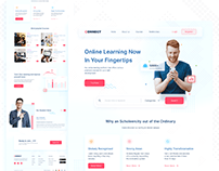 E learning Agency Landing Page