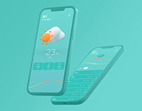 JIGU Weather APP UI Design