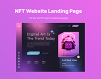 NFT Website Landing Page