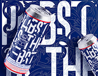 Pabst Blue Ribbon’s cans