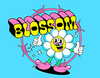 T-shirt streetwear design for Blossom