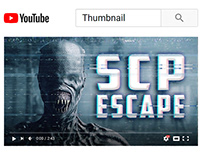 YouTube Thumbnail - Scary video