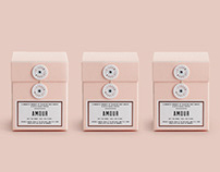 Woodlot Amour Candle Box Packaging Design