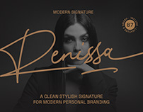 Renissa Signature Font