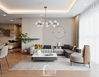 Modern style 150m2 Iris Garden apartment design