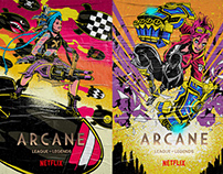Netflix | League of Legends' Arcane Posters