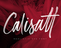 Calisatt - Brush SVG Texture Font