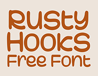FREE Commercial Use Font | Rusty Hooks