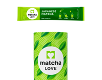 matcha LOVE Single Serve Sticks Packaging