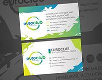 Business card for euroclub