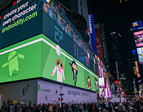 Google Androidify Times Square Experience