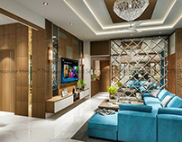Residential Interior Design At Uniworld City, Kolkata