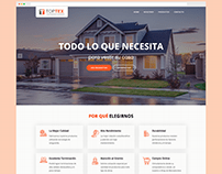 TOPTEX Revestimientos - Sitio web institucional
