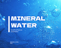 Mineral Blue Water - free Google Slides Theme