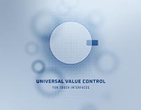 Universal value control for touch interfaces