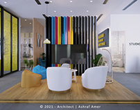 Waiting area - Luxurious Office Interior design
