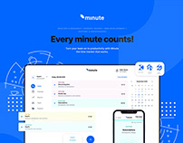 Minute. Handy time tracking app for teams