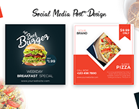 food-social-media-post design