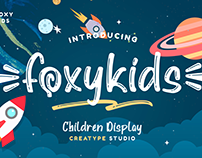 FOXYKIDS DISPLAY KIDS - FREE FONT