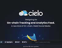 UI/UX Case Study: Cielo - Onchain Social Feed Analytics