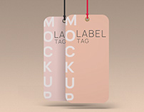 Clothes Label Tag Mockup