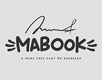 Mabook free font for commercial use