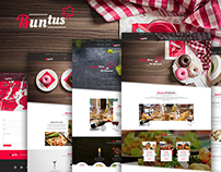 Buntus - Food & Restaurent PSD Template