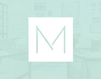 Modern, elegant logo identity for Mint Modern Home