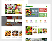 Grocery Website Landing Page