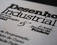 Convite de formatura Desenho Industrial