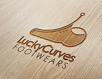 Logo project for Lucky Curves footwears.