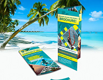 Trifold flyer print template