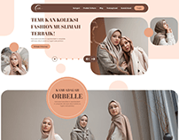 Orbelle Moslem Fashion Landing Page UI