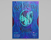 Red Squirrel Rising Poster