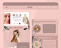 Web UI Design | Serum Skincare