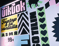 TikTok Playground Lima (Mural and Posters)