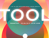 A Poster for Tool live in Berlin - June 2019
